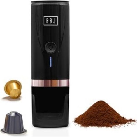 Cafetera portatil a bateria usb 80 ml negra boj (1/5)