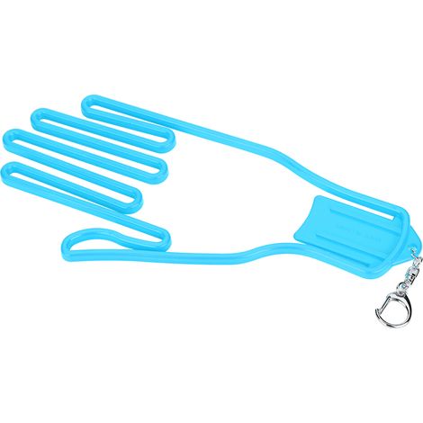 Porte-gants de golf extensible en plastique DIY, support et étire pour gants (Bleu) (1/5)