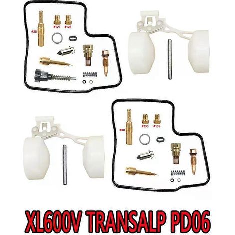 Kit de réparation de carburateur Honda XL600V TRANSALP PD06 pour cylindre en V, pièces de rechange pour flotteur de carburateur XL600. (1/5)