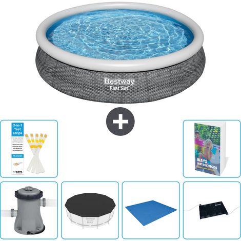 Bestway Piscina Bestway Fast Set Rotonda - 366x76 cm - 7-pezzi  S214