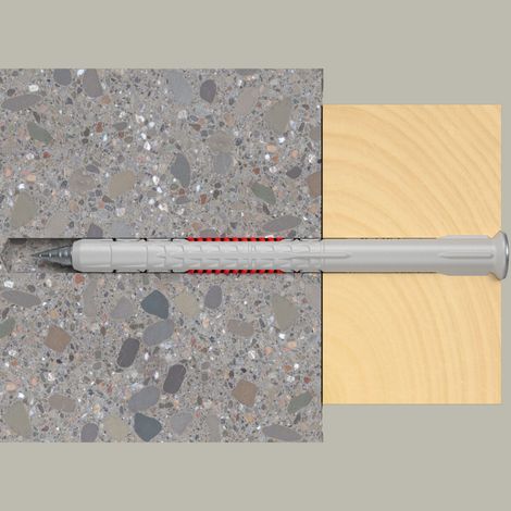 Cheville Rallongée Tous Matériaux Fischer DuoXpand 8x120 Tête Fraisée Torx