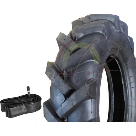 Pneumatico + Camera d'Aria per TRATTORINO 4.00-8 TM Rinforzato 4PR Gomma Ruota COPERTONE FALCIAERBA FALCIATUTTO Tosaerba MOTOZAPPA
