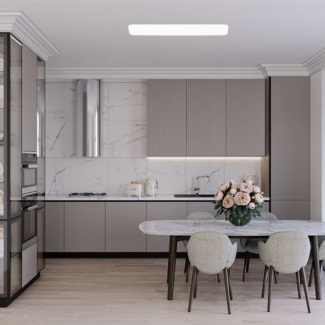 Plafoniera LED CTT 50 W con cambio colore, rettangolare 168 x 950 x 56 mm