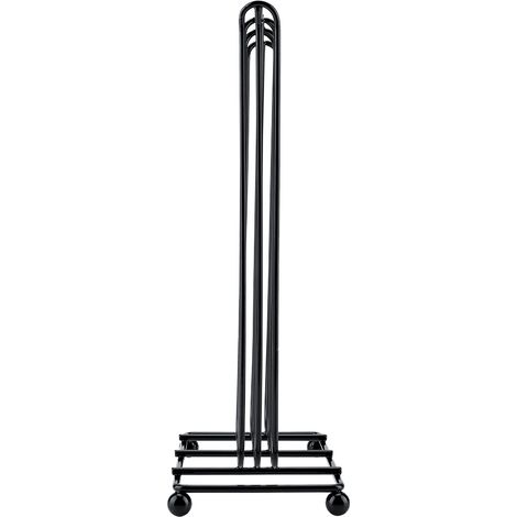 Support à capsules de café en fer chromé noir, capacité de 42 pièces, rangement élégant pour machine à café (1/5)