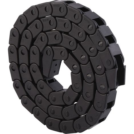 Chaîne porte-câbles en nylon noir R28, longueur 1000 mm (40 pouces), pour imprimante 3D/fraiseuse CNC (1/5)