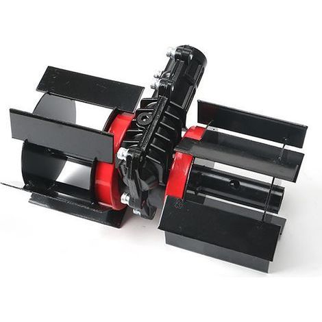 Accessoire de coupe-gazon à pelouse multifonctionnel avec des lames interchangeables du sol desserrant / tranchées / roue de désherbage facultative pour le jardinage et l'agriculture efficaces (1/4)