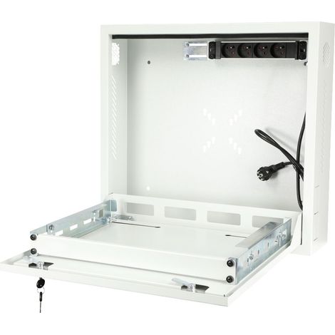 Lanview RWSLMWH1 armario rack 1U Bastidor de pared Blanco