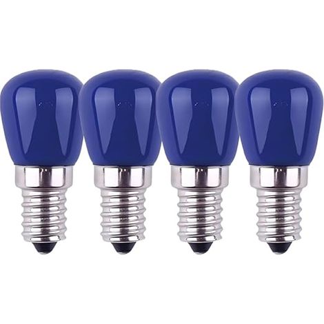 Ampoules LED E14 bleues 3 W E14 bleu décoratif remplacement 25 W éclairage d'ambiance Halloween lumières décoratives Noël (1/5)