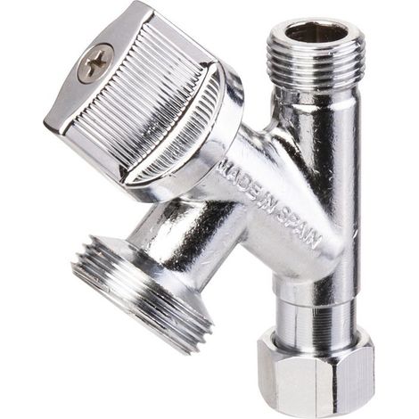 Arco – Robinet de machine à laver 1/4 de tour orientable 360° – VITAQ SYSTEM anti-calcaire – Corps unique évitant les fuites