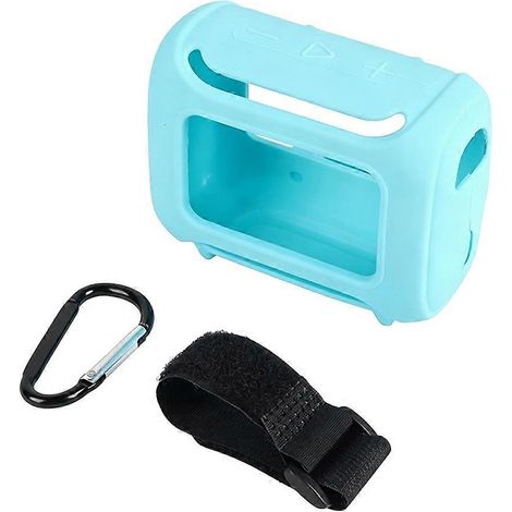 Pour JBL GO 5 Enceinte Silicone Protection Étui Résistant aux Rayures Enceinte Étui de Transport avec Carabiner A (1/5)