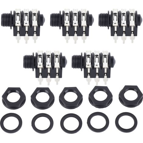 6,35-mm-Stereo-Klinkenstecker (6-polig) für Mikrofon, 5er-Pack, Audio-Ersatzteil (1/5)