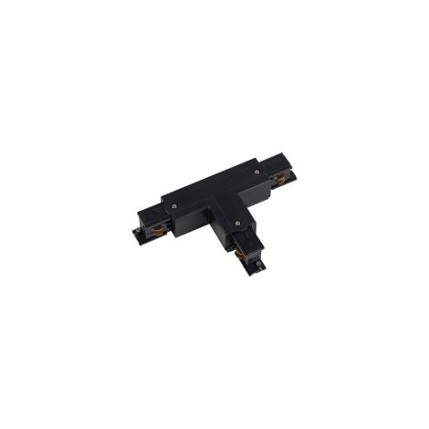 Connecteur T droit rail 3 circuits noir Nowodvorski 8704