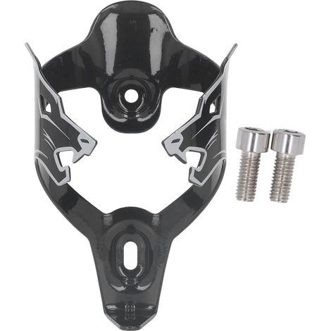 Porte-bidon vélo aluminium noir, support pour gourde VTT et vélo de route, cages légères en alliage (1/5)