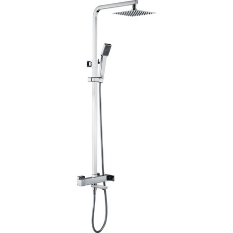 Ensemble de baignoire avec mitigeur  Modèle FIYI  Couleur Gris finition en chrome [IMEX®] (1/2)