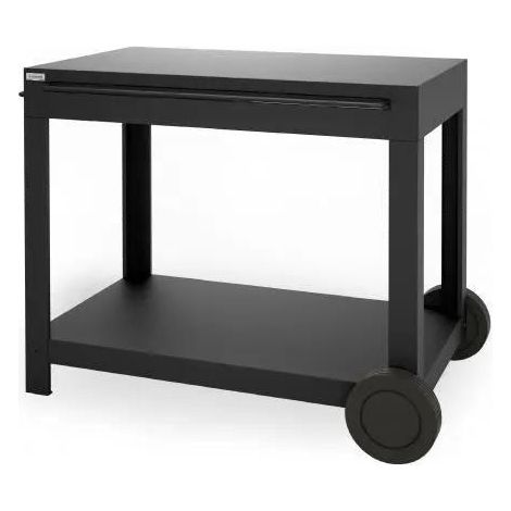 Le Marquier Carrello Desserte Ingénieuse Nero per Plancha 45–75 Cm – con Ripiani Estraibili Exclusive (1/2)