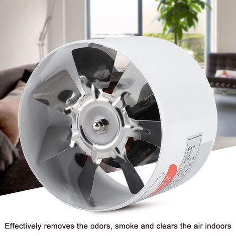 Ventilateur d'extraction mural 25 W 220 V, silencieux, pour la ventilation de la maison, de la salle de bain, de la cuisine et du garage. (1/5)