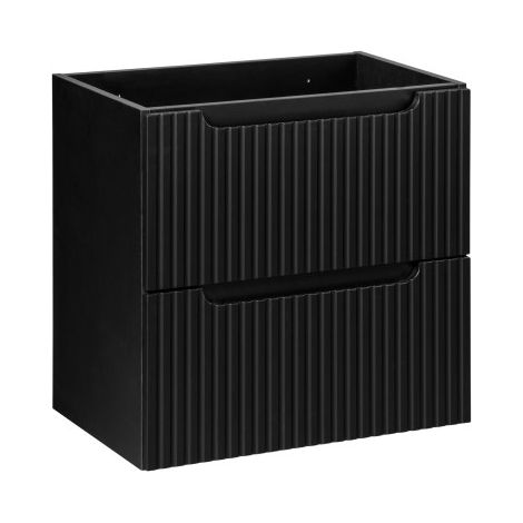 Meuble sous-vasque 60 cm - H 57 x L 60 x P 39 cm - Astral Black - Livraison gratuite