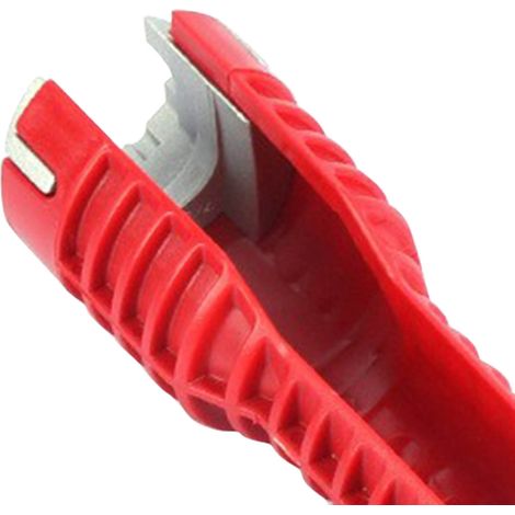 Outil d'installation de robinetterie multifonction antidérapant en plastique technique, extra long, outil de plomberie pour robinetterie et évier (1/5)