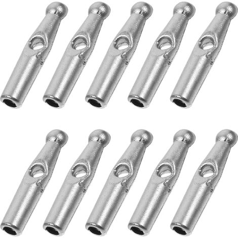Sollbry 10 Pièces Perles de Remplacement pour Parapluie,Perles de Queue de Parapluie en Plastique, Parapluie Queue Tête Perles, Parapluie Pliant,2mm Trou Diam (1/5)