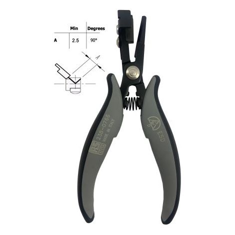 Pince de formage RS PRO, L. (hors tout) 158 mm, L. (mâchoire) 37mm, 1 pièce(s) ( Prix pour 1 )