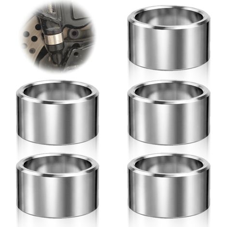 5 Pièces Entretoises en Acier Inoxydable 304 Rond,8 x 10 x 10mm,Non Filetée Douille Métallique Finition Lisse Rondelle Espacement Manchon pour M8 Vis Boulons Écrous (1/5)