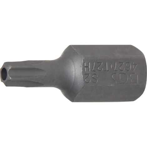 BGS  Longitud  de  broca  30  mm  Accionamiento  hexagonal  externo  10  mm  (3/8")  Perfil  en  T  (para  Torx)  con  orificio  T27  -  4627