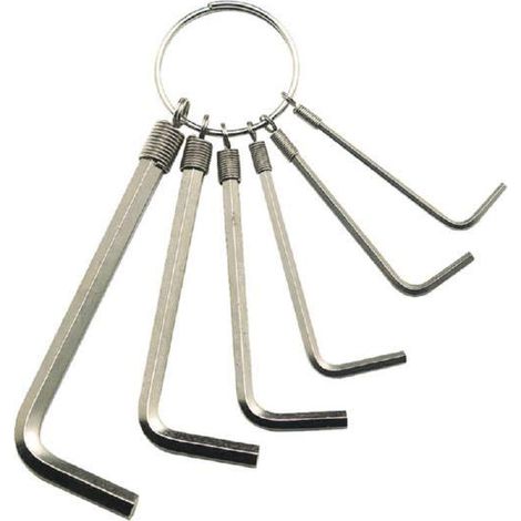 Juego llave acodada allen Ferrob - 6 unidades