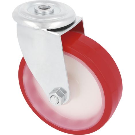 Rueda AMIG 2541-125 Poliuretano Rojo (1/2)