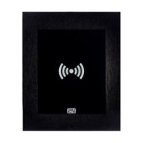 2N 9160344 Lector de control de acceso negro RFID NFC