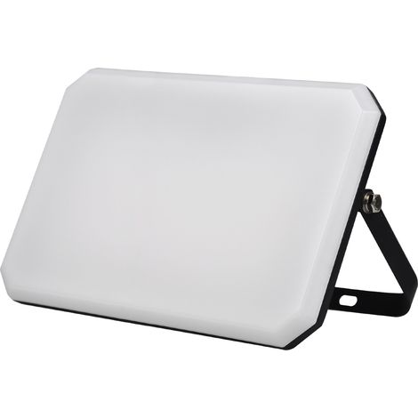 Projecteur Led Noir 230V 100W 4000K Couverture Laiteux 10000Lm 266X190X30 Mm (1/4)