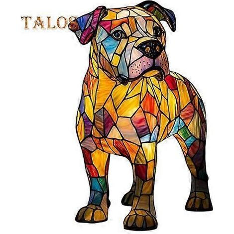 Lampe de nuit LED à lumière douce et non éblouissante, en forme de bouledogue ou de teckel, amusante et adorable. Lampe de bureau en forme de chien. Taille : 20 cm. (1/4)