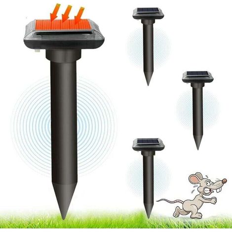 Solar Rodent Repeller, Ultrasonic Rodent Repeller, Solar Powered (1/4)