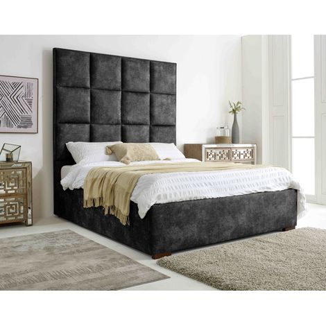 Madelyn Granite Oakland Fabric King Bed Frame (1/5)