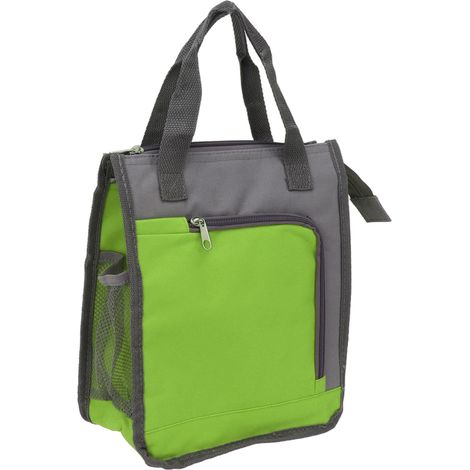 Sac isotherme avec poignée large, sac à lunch réutilisable et isotherme pour le travail, les voyages, la randonnée et la livraison de repas (vert) (1/5)