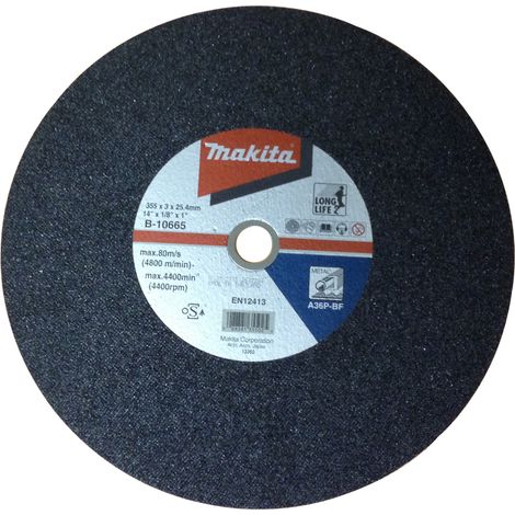 Disque abrasif Makita B-10665-5 355x3 mm 5 pcs. pour le métal