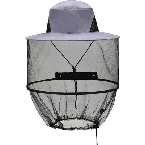 1 Chapeau moustiquaire, maille respirante, ouverture intégrée, pliable, pour apiculture et pêche(Troisième trimestre : Nouveaux produits en septembre) (1/5)
