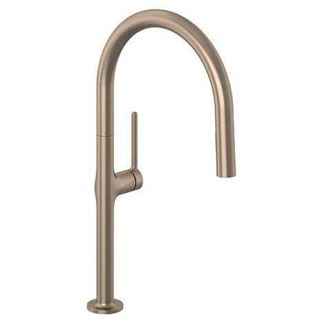 Kludi Reef - Spültischarmatur mit herausziehbarer Brause, Bronze gebürstet 50851N175