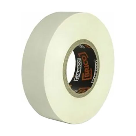 Pacchetto. 10 rotoli nastro isolante bianco 19mm x10mt miarco (1/2)