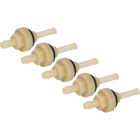 Kraftstofffilterbehälterdichtung (5 Stück), Kunststoffanschlüsse für 168-Benzinmotor, Ersatzteile (1/5)