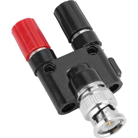 Adaptateur BNC Mâle vers 4 Broches Banane Connecteur Coaxial pour Câbles Audio (1/5)