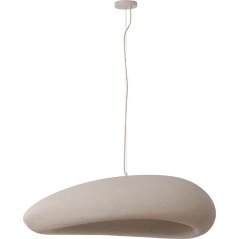Suspension Luminaire Suspendu Organique en Fibre de Verre Beige Sable 105 cm - PANGIVO (1/2)