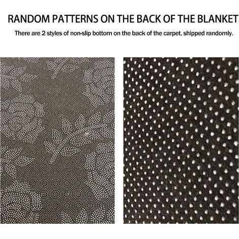 Tapis de sol à carreaux noirs et blancs en 3D avec effet visuel, idéal pour la chambre d'enfant ou la chambre de bébé. (1/5)