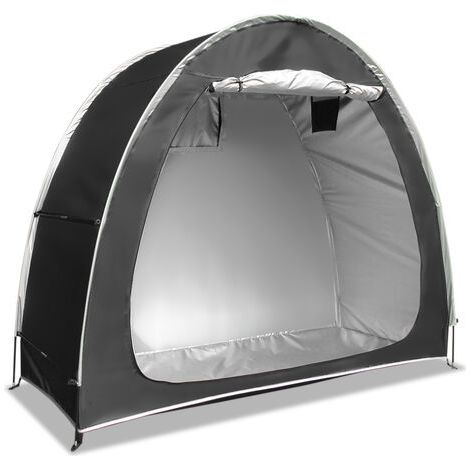 1 Abri vélo, tissu Oxford 210D, étanche PU 4000, anti-UV, avec sol intégré, pour jardin et camping (1/5)