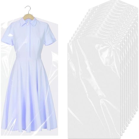 10Pièces Housses de Vêtements 60 x 140cm, Vetements, Housses de Vêtements, Anti Poussière Etanche Mite Humidité