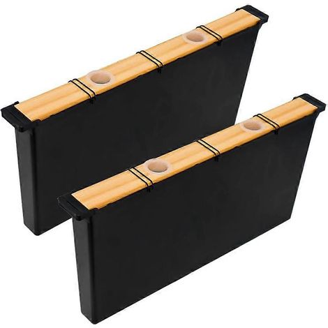 Lot de 2 nourrisseurs pour ruche de 4 L, nourrisseurs pour cadres de ruche, abreuvoirs profonds pour l'apiculture, outils pour nourrir les abeilles (1/5)