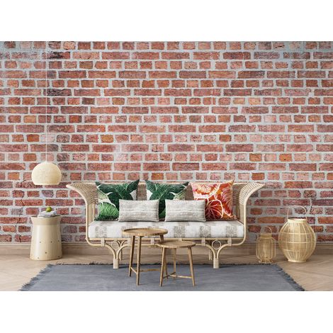 Papier peint brique 3d trompe l oeil - 150 x 250 cm (1/2)