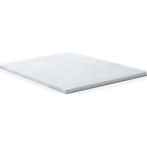 Surmatelas déhoussable Mousse HS 40kg souple et respirante 160 x 200 cm (1/5)
