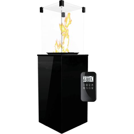 Terrassenheizer Patio Glas schwarz automatische Steuerung 8,2kW (1/5)
