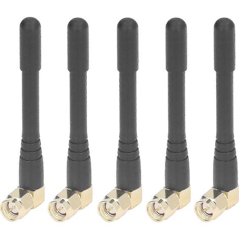 Hochleistungs-Rundstrahlantenne (5 Stück) mit rechtwinkligem SMA-Stecker für drahtlose Systeme