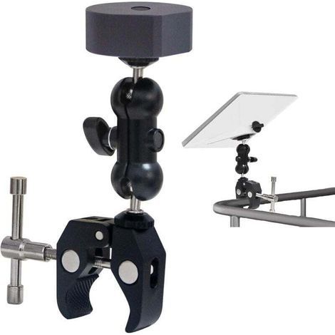 Support Starlink Mini Réglable avec Adaptateur pour Camping-Car Échelle Bateau Noir Ortviai (1/4)